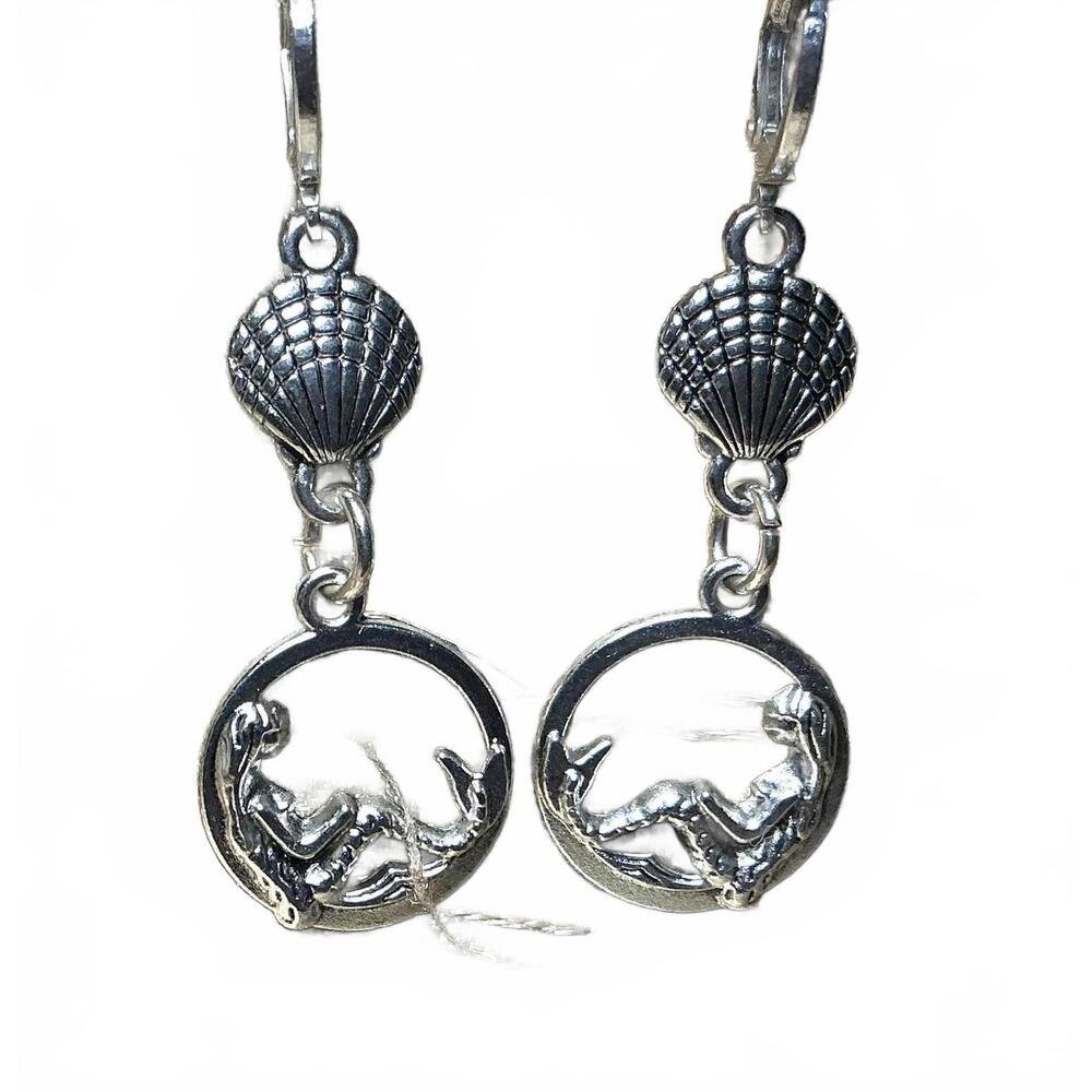 Ringed Mermaid Earrings